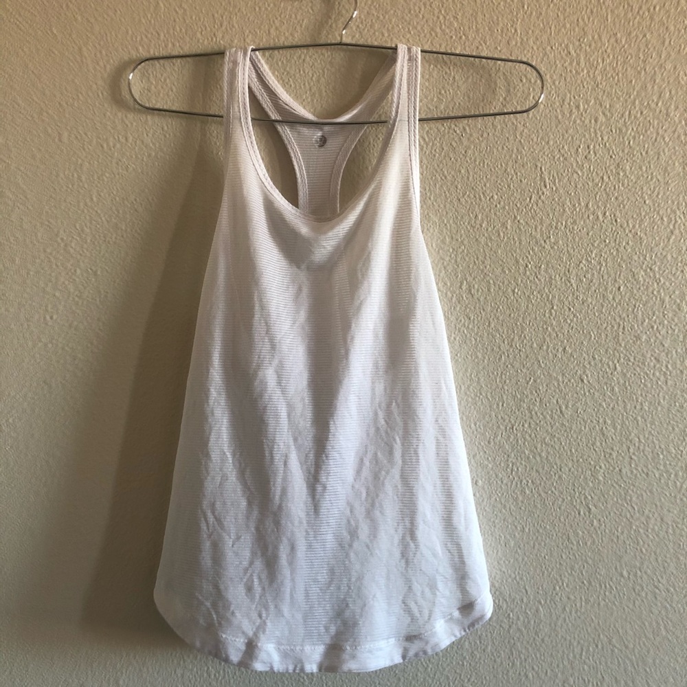 white lululemon racerback